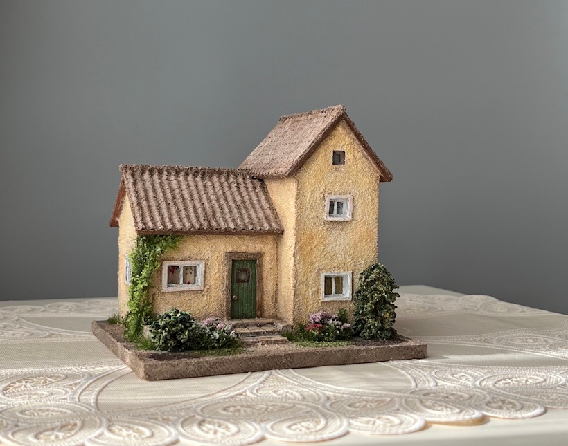 春色のフランス田舎の家（イエロー） -Small(1/75サイズ