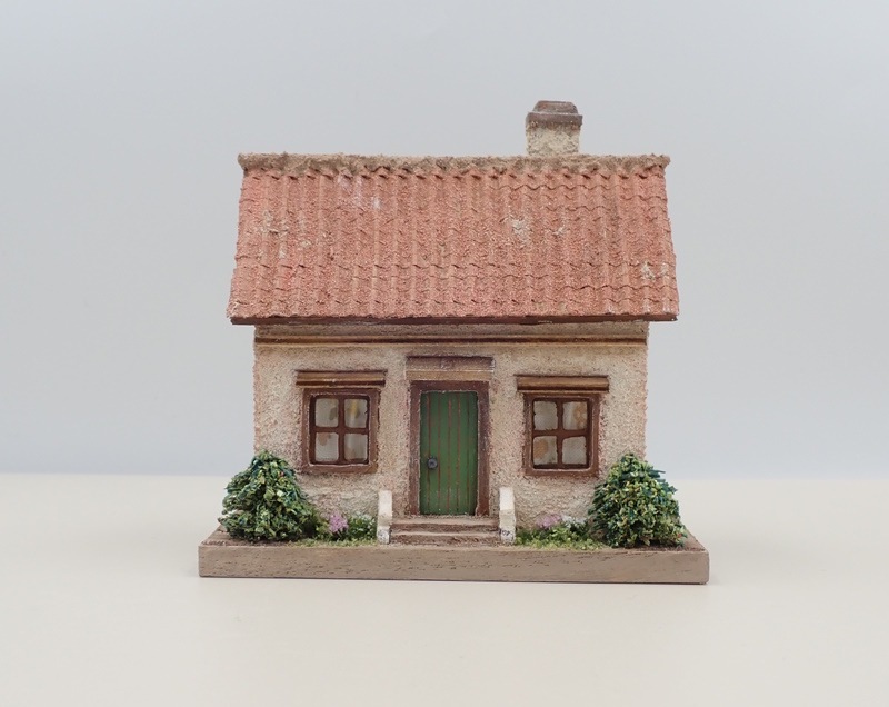 森のお家（レンガ色） -Small(1/75サイズ)- | ミニチュアハウス Toki