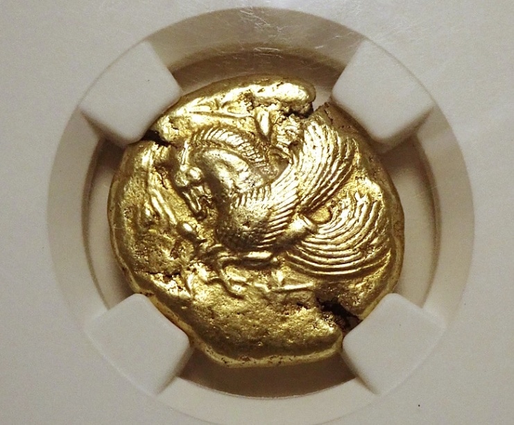 希少 古代ギリシャ BC500 1/12スターテル NNC認定済み 古代コイン 希少 古代ギリシャ BC500 1/12スターテル NNC鑑定済み 古代