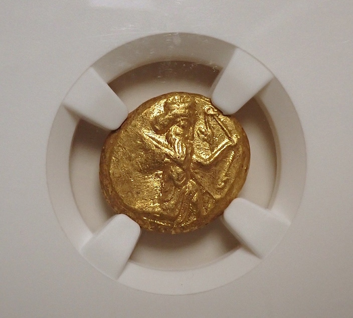 レプリカ　ダリック金貨　走るペルシャ王 古代アケメネス朝ペルシア、ダリック金貨BC5世紀「走る王