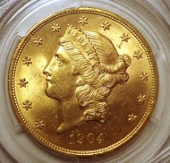 ����ꥫ1904ǯ�������20�ɥ���MS64+��