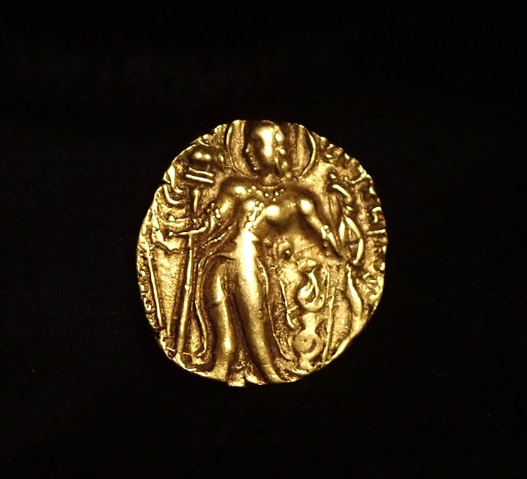 古代インド トリプリ王朝 ディナール金貨 ANACS鑑定済み AU 50 古代インド トリプリ王朝 ディナール金貨 ANACS鑑定済み AU 50