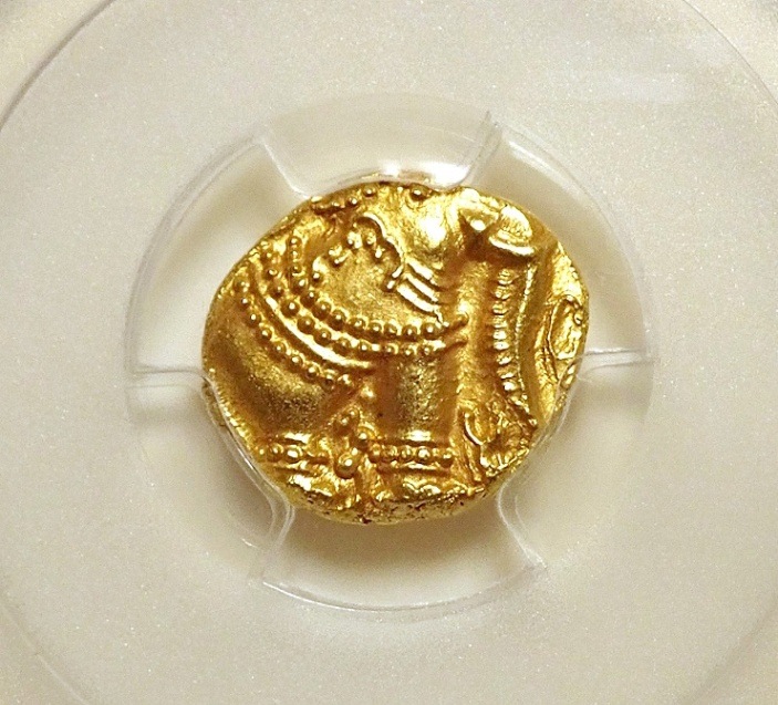 インド ファナム 金貨　マイソール　カンティラバタイプ MS 63 ngc ファナム金貨 マイソール インド インド ファナム 金貨