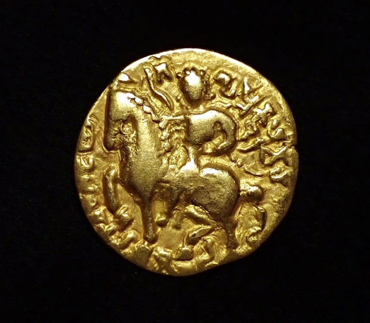 1/4ディナール金貨 トリプリ カラチュリス朝 約0.97g No.2090 1/4ディナール金貨 トリプリ カラチュリス朝 約0.97g No.2090