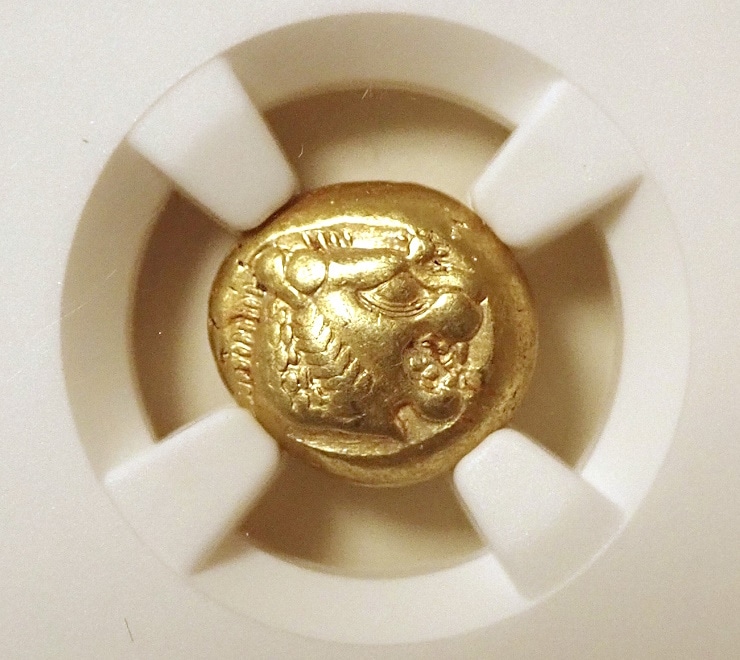 古代リュディア、1/3スターテル金貨 | アンティーク・コイン 