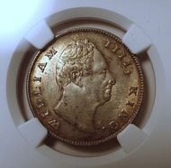 インドの藩国ハイデラバード、1918年発行1ルピー、MS66最高鑑定