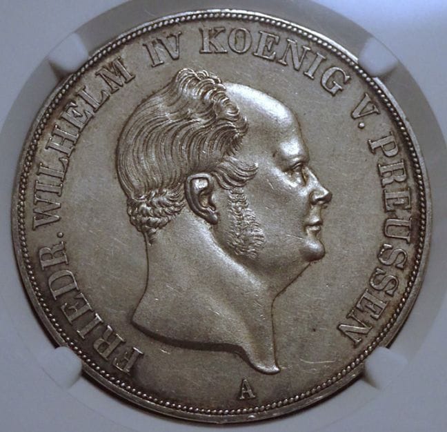 1758年A ドイツ プロイセン 18 グロッシャー銀貨フリードリヒ 2