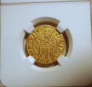 イギリス東インド会社、1835年の1ルピー2枚セット、高鑑定MS63と