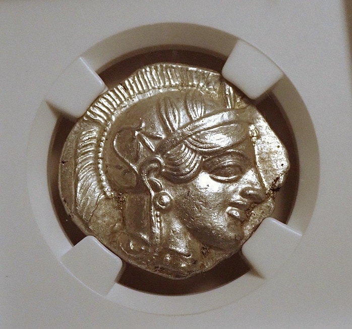 古代ギリシャ、アテネのテトラドラクマ、好状態 | アンティーク