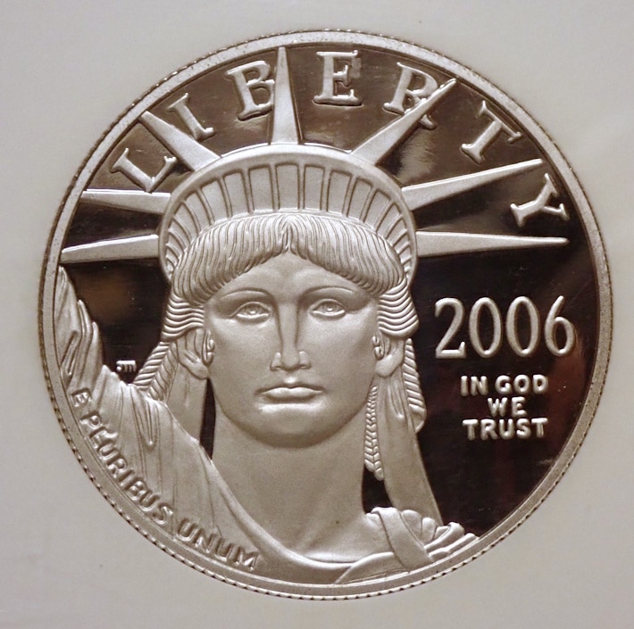 アメリカ2006年プラチナイーグルPR70 Ultra Cameo | アンティーク