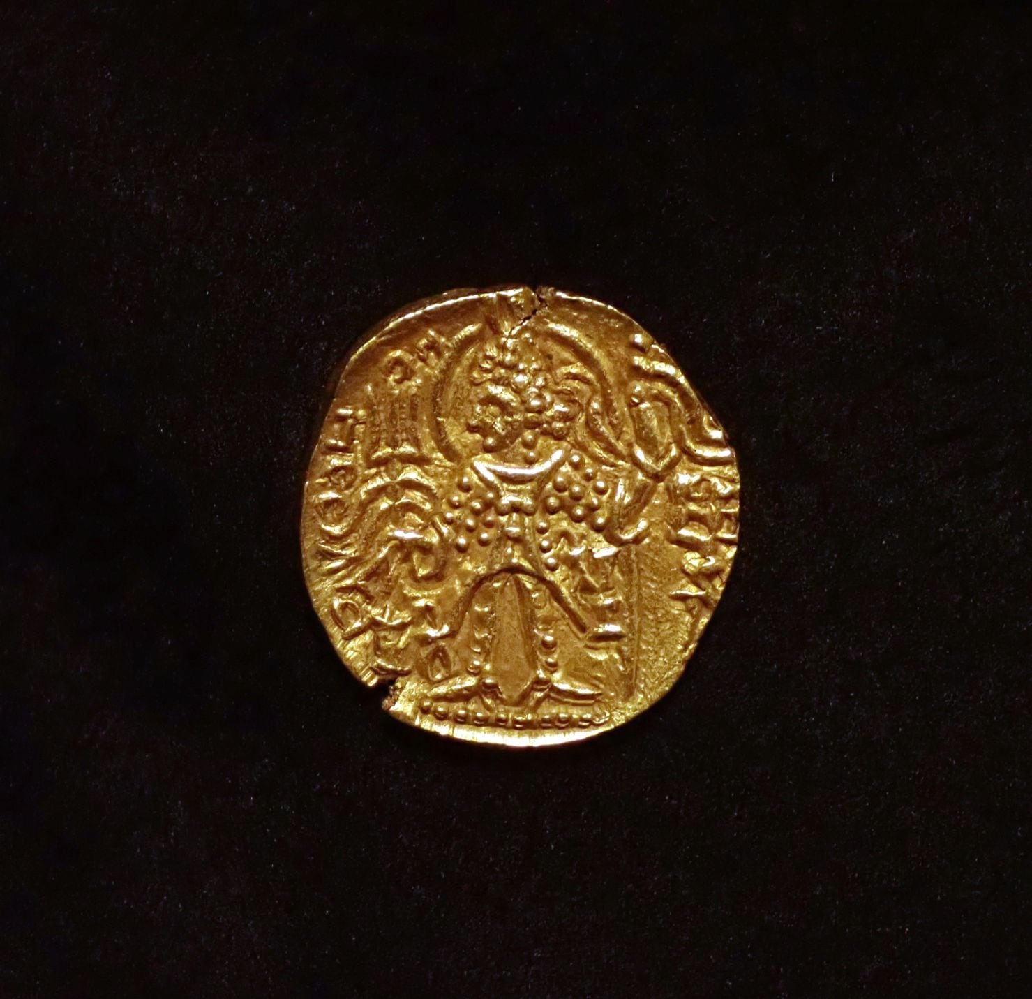 古代インド、クシャン朝シャカ王のディナール金貨 | アンティーク