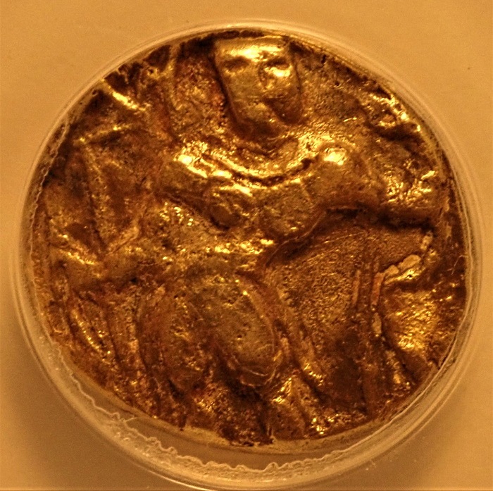 4½マシャ・ディナール金貨 古代インド カラチュリス朝 No.2110 4½マシャ・ディナール金貨 古代インド カラチュリス朝 No.2110