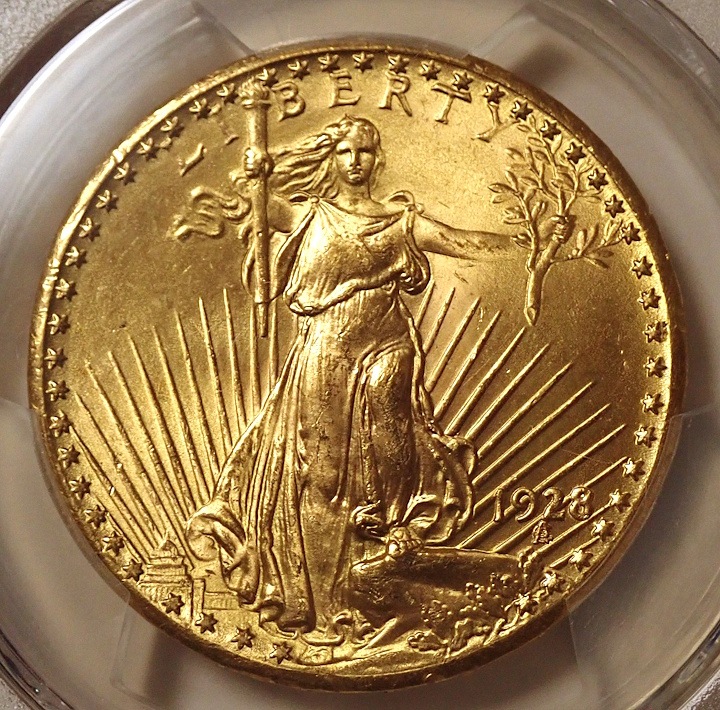 ����ꥫ1928ǯ20�ɥ롢MS66�����