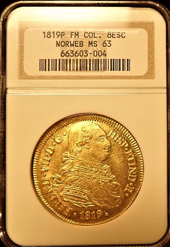 ������ӥ�1819ǯ��8���������ɡ�NGC-MS63(2���ܹ����)��R