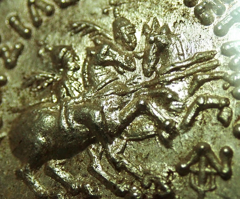 古代バクトリア王国、エウクレイデス1世(BC170145年)のテトラドラクマ銀貨、未使用クラス アンティーク・コイン オンライン