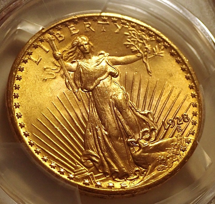 ����ꥫ1928ǯ20�ɥ롢MS66�ܹ����