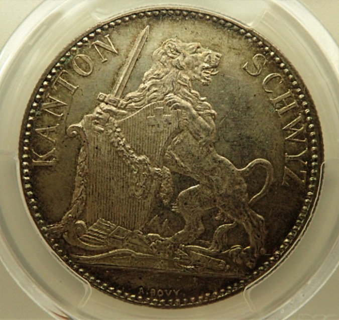 2017年 スイス 射撃祭 グラールス 50フラン プルーフ銀貨 NGCPF70 2017年 スイス 射撃祭 グラールス 50フラン プルーフ銀貨 NGCPF70