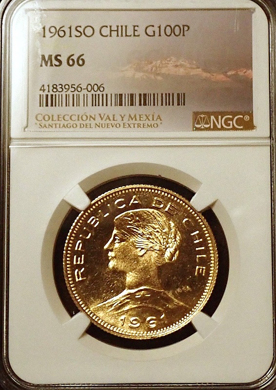 ����1961ǯȯ��100�ڥ���ߡ�MS66