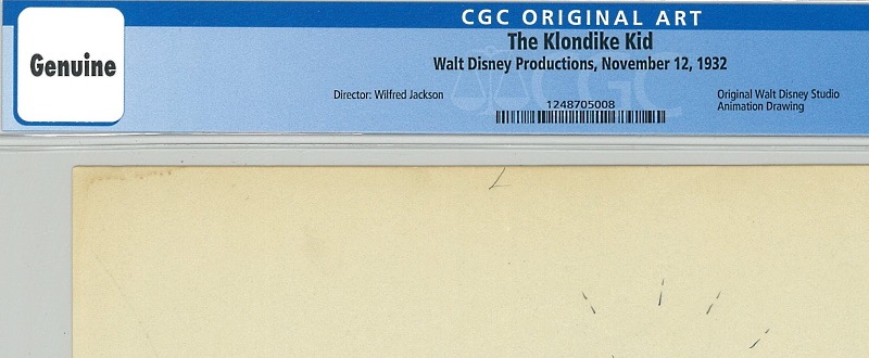 �ǥ����ˡ��ǲ�֥ߥå������ⶸ�����The Klondike Kid �ˡפΥɥ������󥰸����CGC�Ҵ���Ѥߥ����������