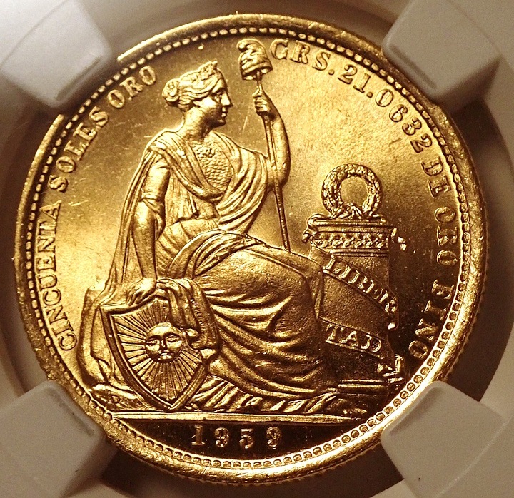 �ڥ롼50����1959ǯ��MS67��ǹ���� R