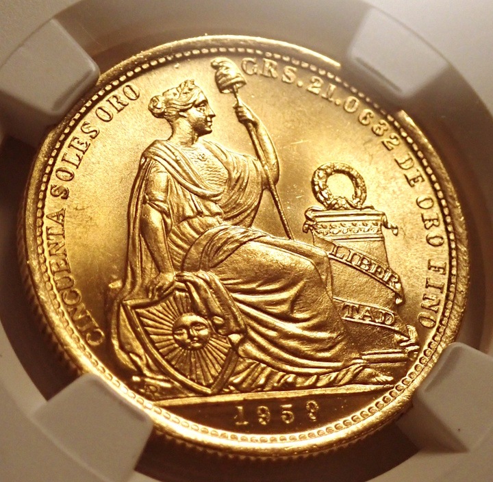 �ڥ롼50����1959ǯ��MS67��ǹ���� R