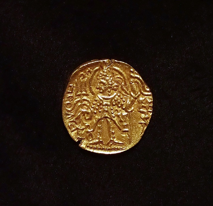 古代インド、クシャン朝シャカ王のディナール金貨 | アンティーク