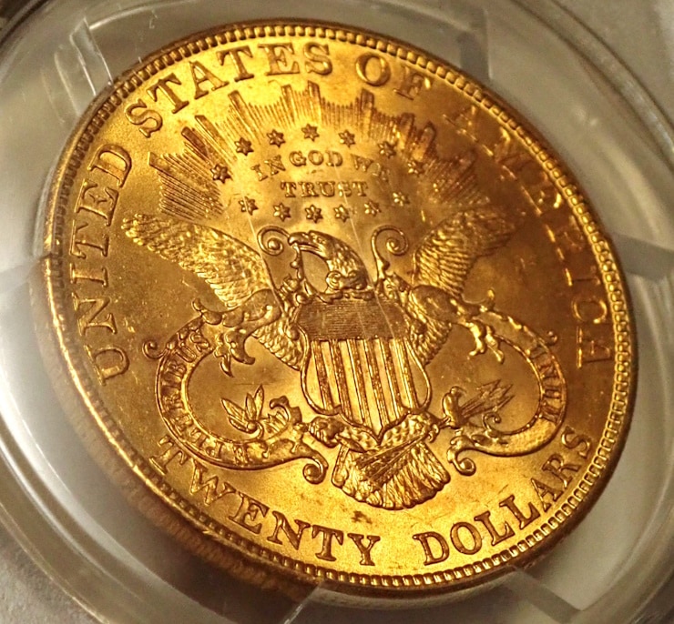 ����ꥫ1904ǯ20�ɥ롢MS65+�����