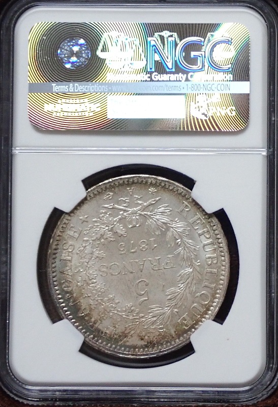 �ե��1873ǯ5�ե�󡢽�ǹ����MS66+��100���1��ι����