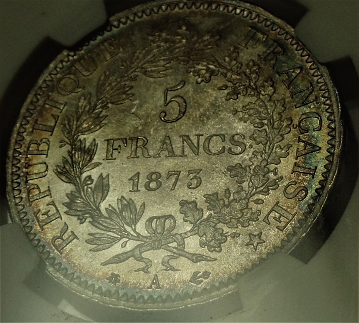 �ե��1873ǯ5�ե�󡢽�ǹ����MS66+��100���1��ι����