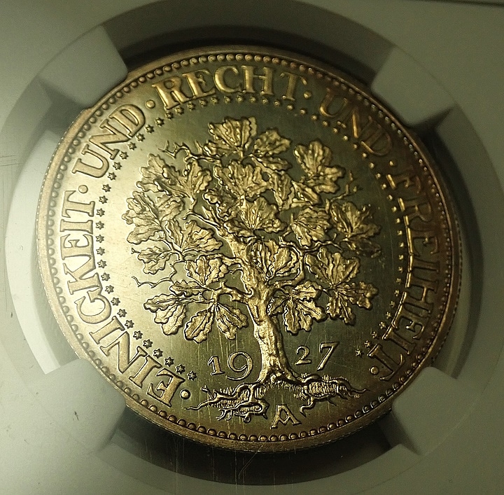 �ɥ���1927ǯ5�饤�ҥ��ޥ륯��ߡ�PF66 Cameo��ǹ����