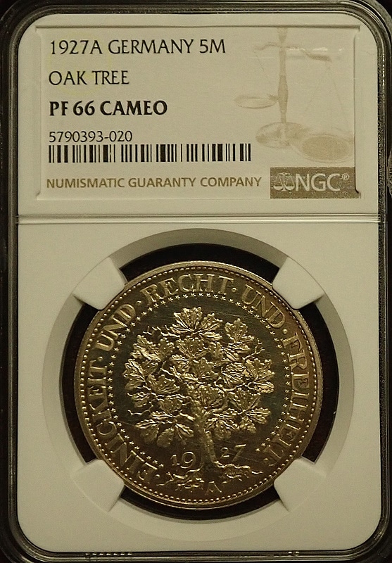 �ɥ���1927ǯ5�饤�ҥ��ޥ륯��ߡ�PF66 Cameo��ǹ����