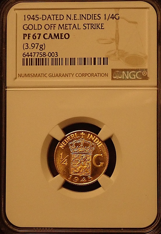 ���������쥤��ɡ�1945ǯȯ�Ԥ�1/4����ƥ󡢶��Ǥ���PF67 CAMEO