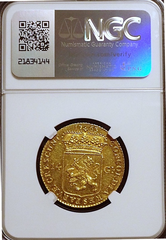 ������1763ǯ��14����ƥ��Golden Reider)MS61