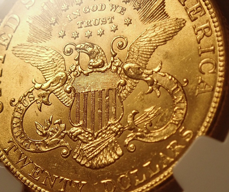 ����ꥫ1904ǯ20�ɥ롢MS64 CAC��٥�