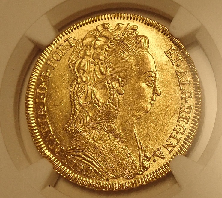 �֥饸��1792ǯ���ޥꥢ������6400�쥤����ߡ��ǹ����MS63