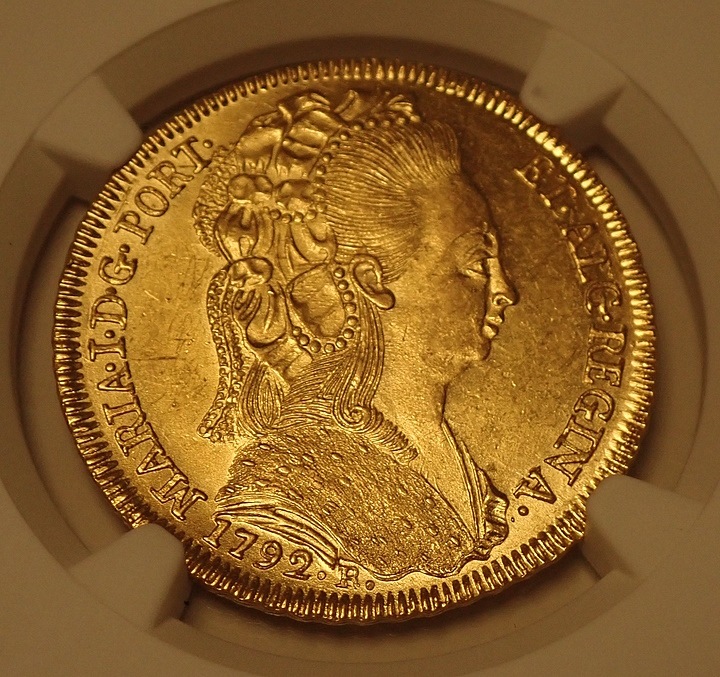 �֥饸��1792ǯ���ޥꥢ������6400�쥤����ߡ��ǹ����MS63