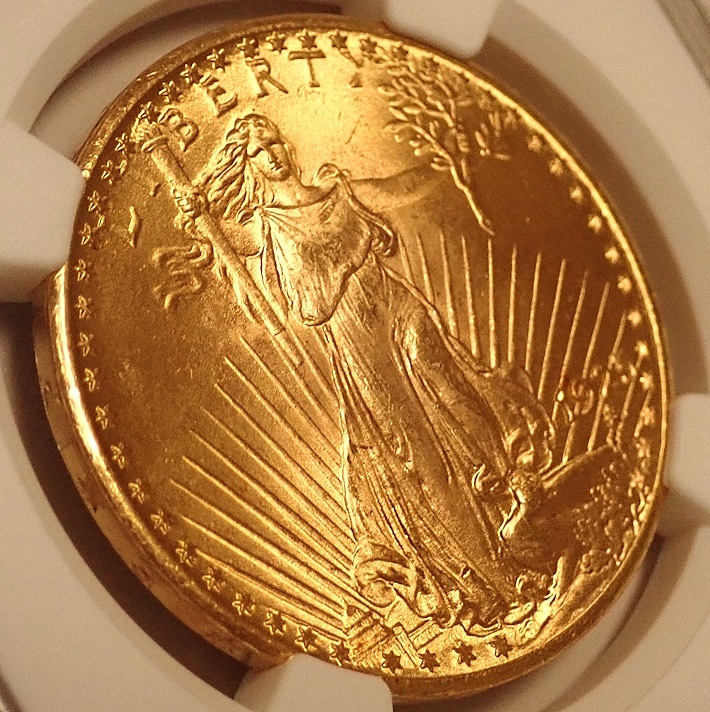 ����ꥫ1925ǯ20�ɥ롢MS66�ܹ����ʾ��0.3������