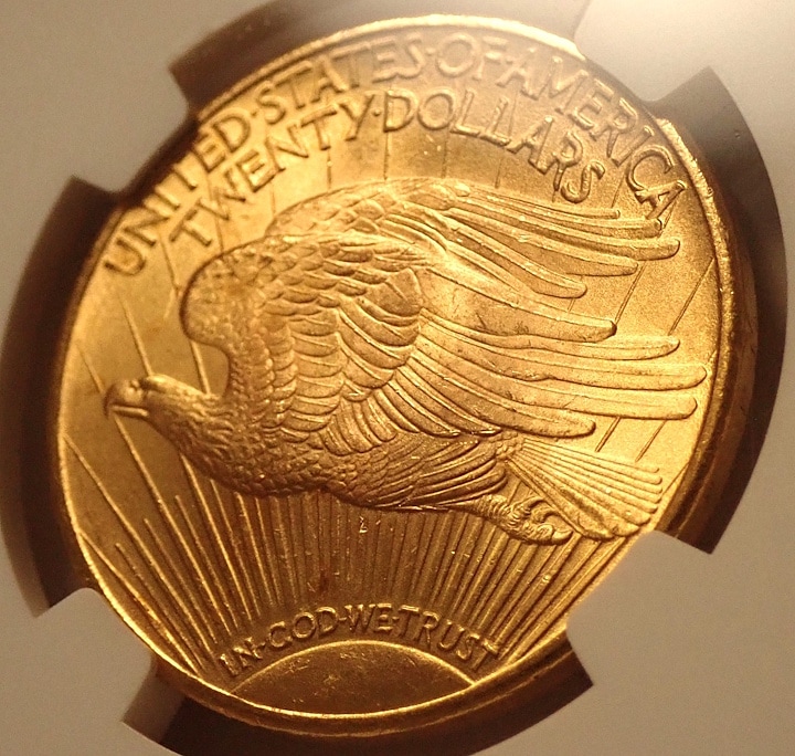 ����ꥫ1925ǯ20�ɥ롢MS66�ܹ����ʾ��0.3������