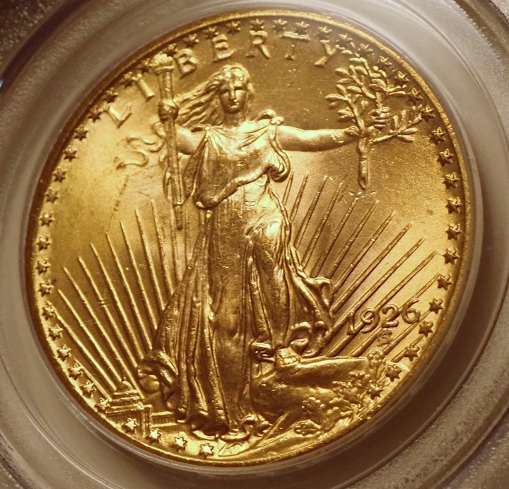 ����ꥫ1926ǯ20�ɥ롢MS66�����