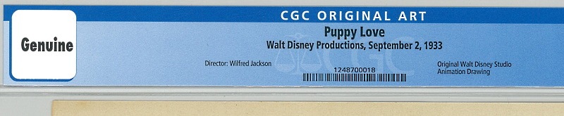 ��Puppy Love�ʥߥå������������ˡפǻȤ�줿�ɥ������󥰡�CGC�Ҵ���Ѥߥ����������