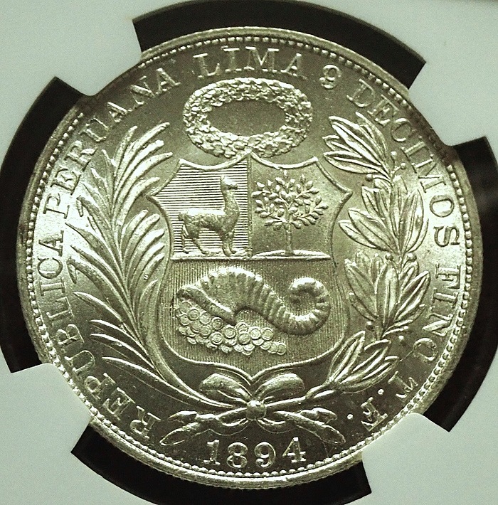 �ڥ롼1������1894ǯ��MS65��ǹ����