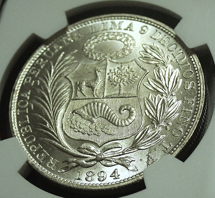 �ڥ롼1������1894ǯ��MS65��ǹ����