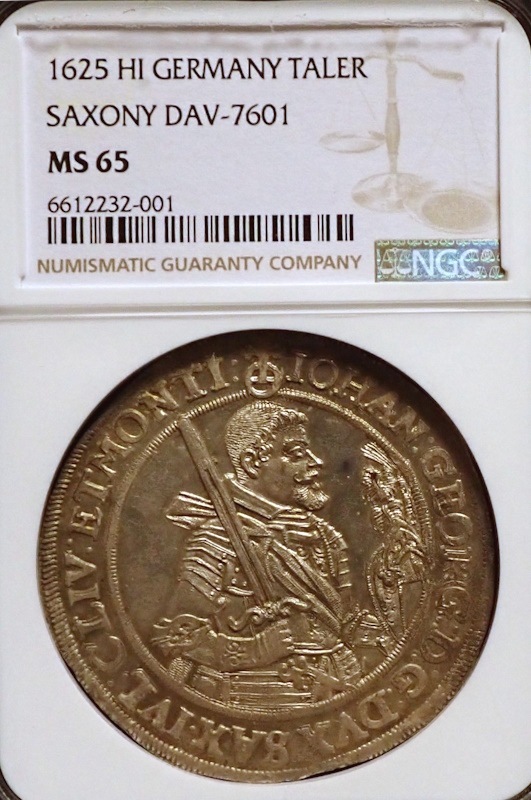 �ɥ��ġ���������1625ǯ1������롢MS65��Ʊǯ���ñ�Ⱥǹ����