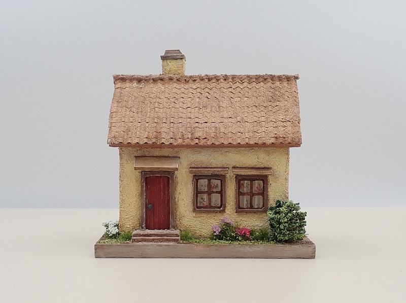 森のお家（黄色） -Small(1/75サイズ)- | ミニチュアハウス