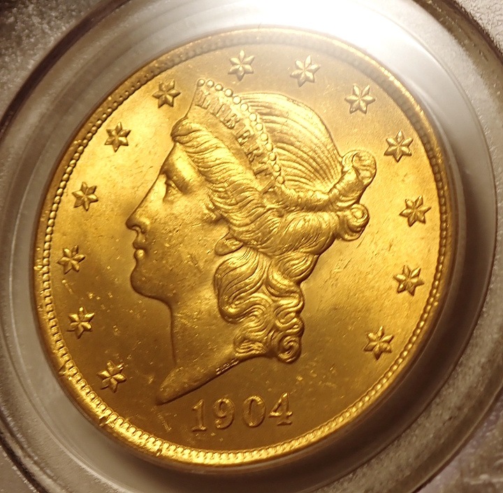 ����ꥫ1904ǯ20�ɥ롢MS64