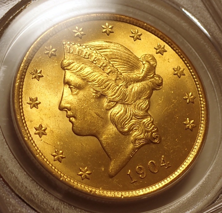 ����ꥫ1904ǯ20�ɥ롢MS64