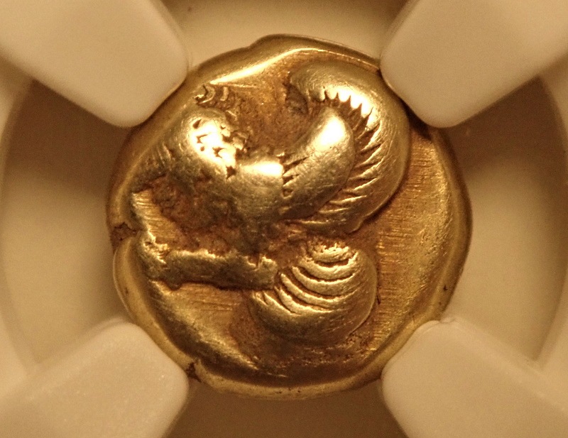 古代ギリシャ時代、レスボス島ミュティレーネBC412-378年、ヘクテ