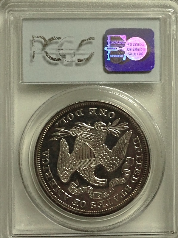 アメリカビーナス銀貨1868年