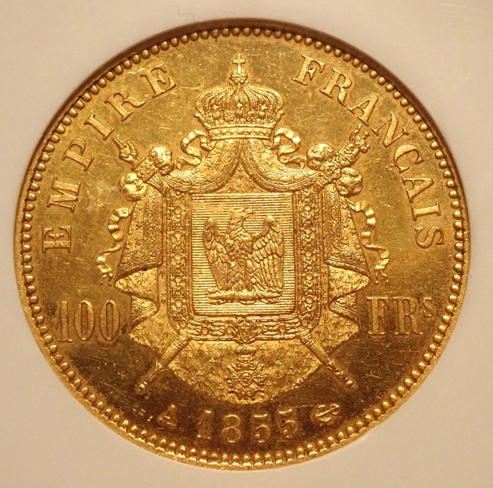 �ե�󥹡��ʥݥ쥪��3��100�ե��MS62����ꡢ̵��1855ǯ