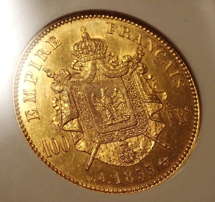 �ե�󥹡��ʥݥ쥪��3��100�ե��MS62����ꡢ̵��1855ǯ